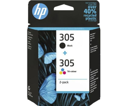 Tusz HP Zestaw 305 2 tuszów Black+CMY Instant Ink